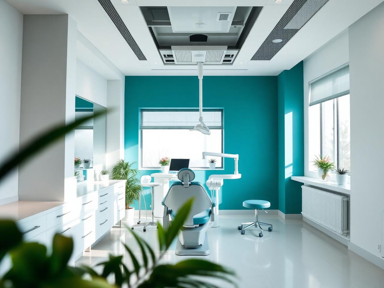 Ambiente clínico para tratamento de implantes dentários